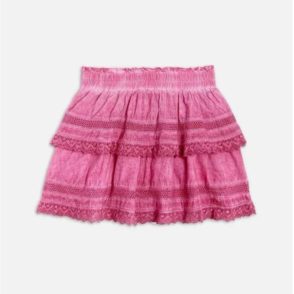 Katie J NYC Ashley Stone Wash Skirt size: Small